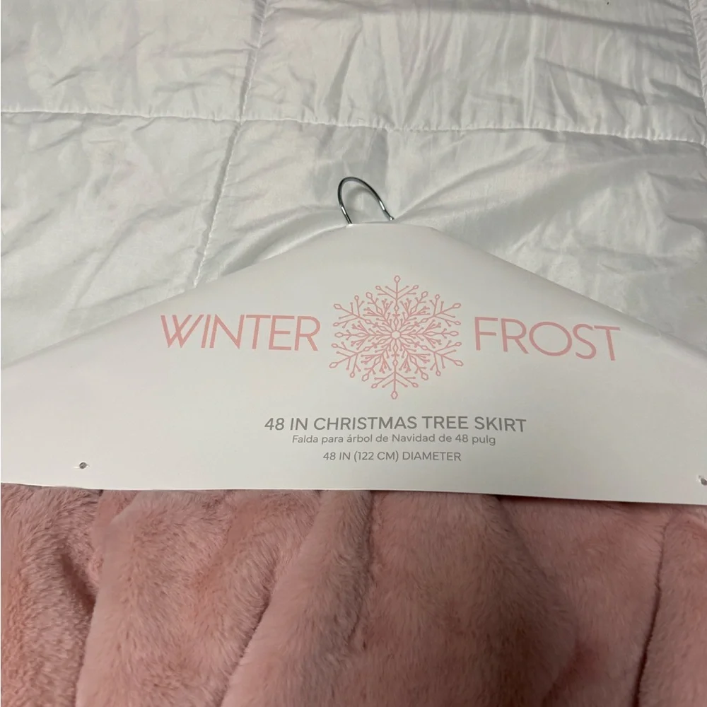 Pink Christmas Tree Skirt